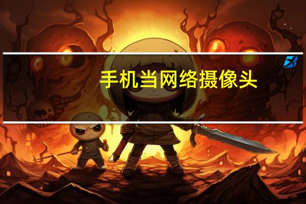 手机当网络摄像头