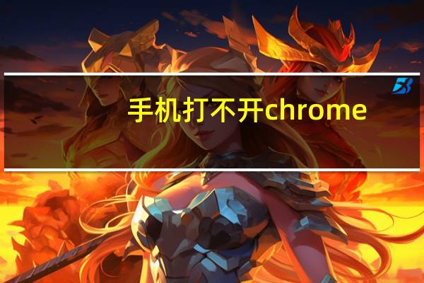 手机打不开chrome