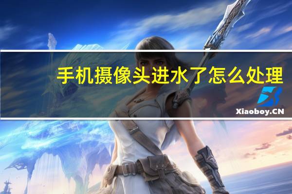 手机摄像头进水了怎么处理