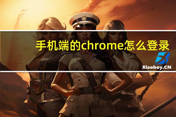 手机端的chrome怎么登录