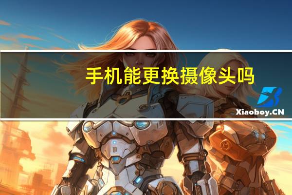 手机能更换摄像头吗