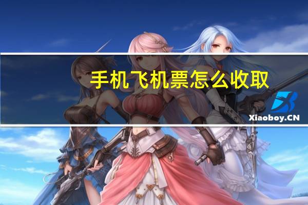 手机飞机票怎么收取