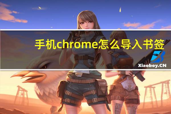 手机chrome怎么导入书签