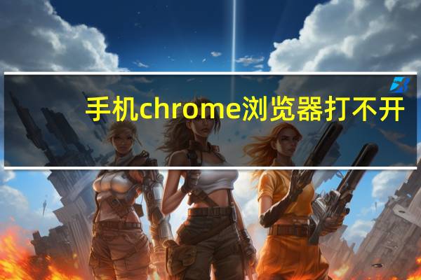 手机chrome浏览器打不开