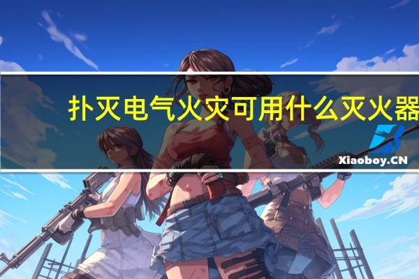 扑灭电气火灾可用什么灭火器
