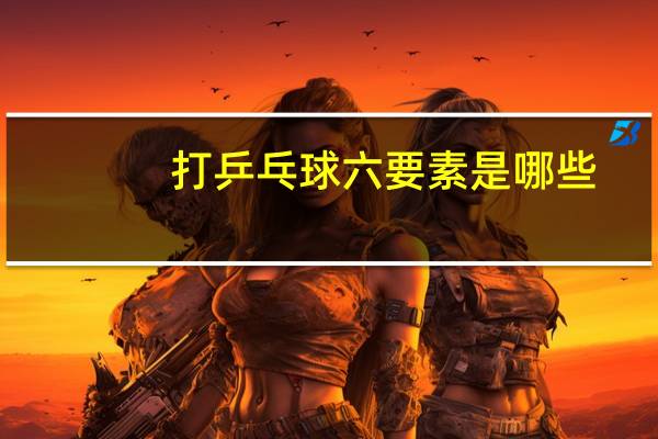 打乒乓球六要素是哪些
