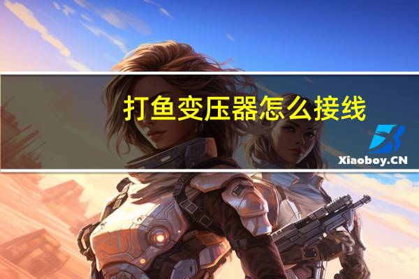 打鱼变压器怎么接线