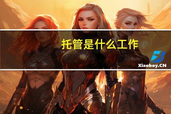 托管是什么工作