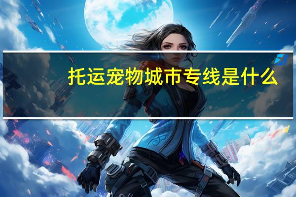 托运宠物城市专线是什么