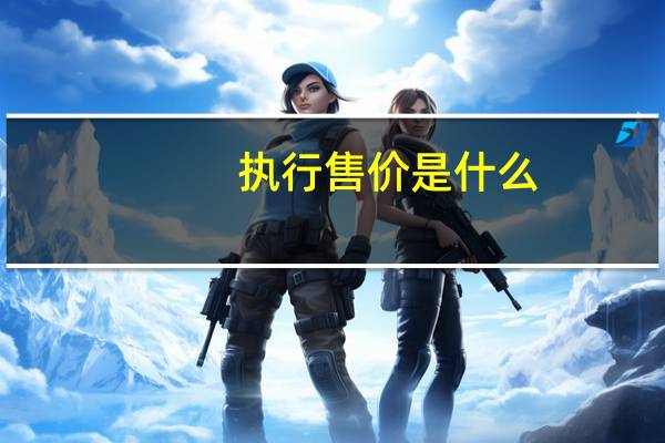 执行售价是什么