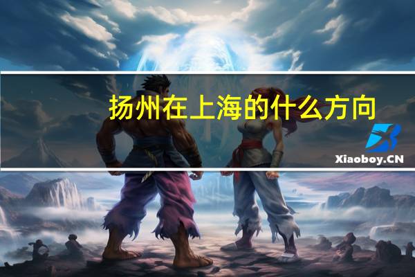 扬州在上海的什么方向