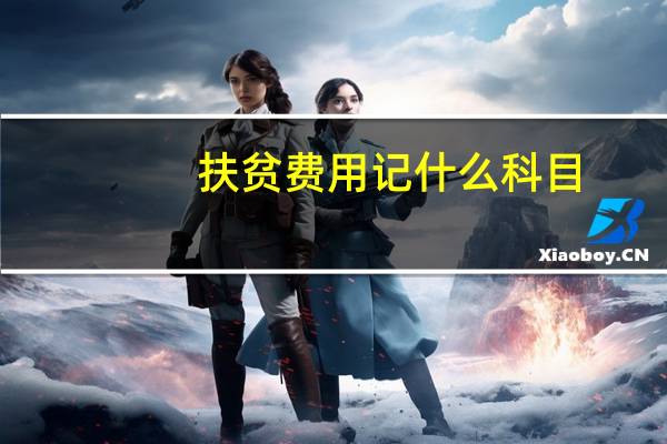 扶贫费用记什么科目