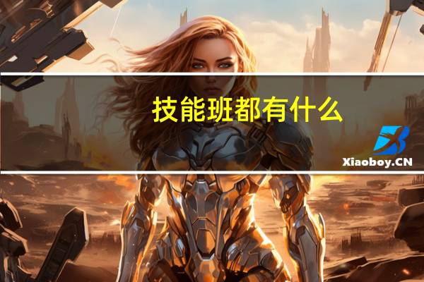 技能班都有什么
