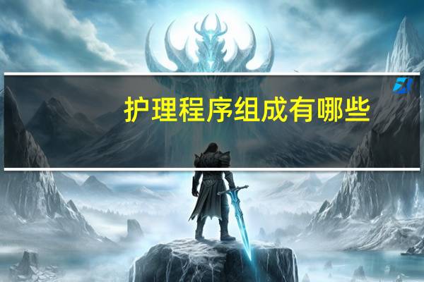 护理程序组成有哪些