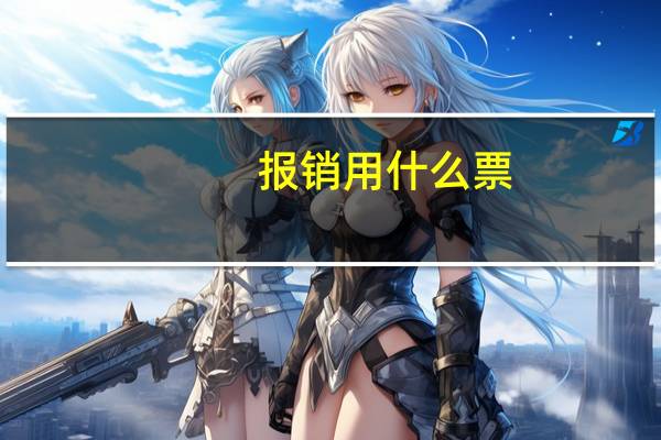 报销用什么票