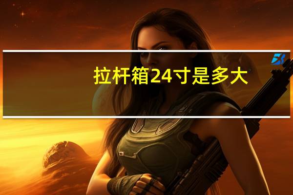 拉杆箱24寸是多大