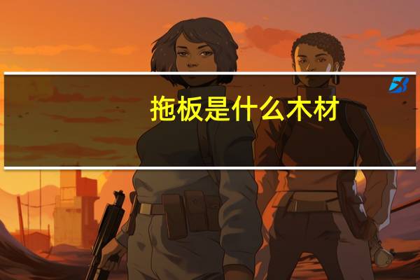 拖板是什么木材