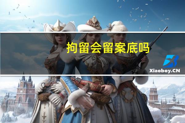 拘留会留案底吗