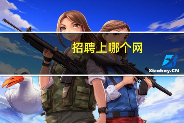 招聘上哪个网