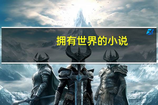 拥有世界的小说