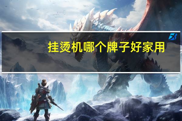 挂烫机哪个牌子好家用