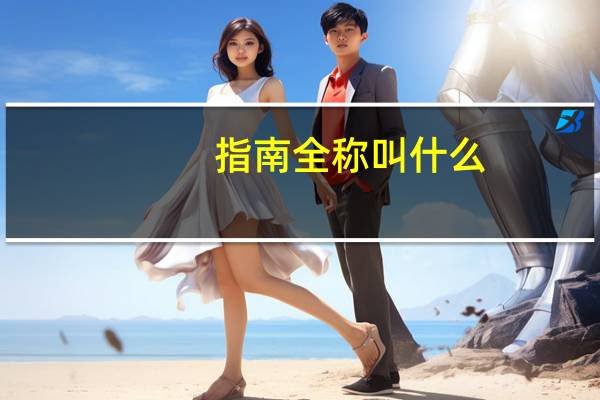 指南全称叫什么