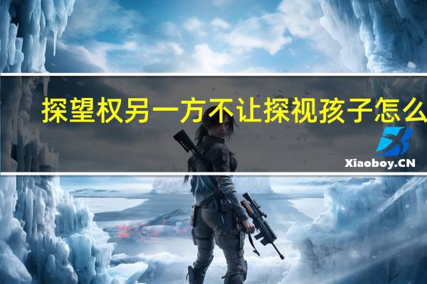 探望权另一方不让探视孩子怎么办