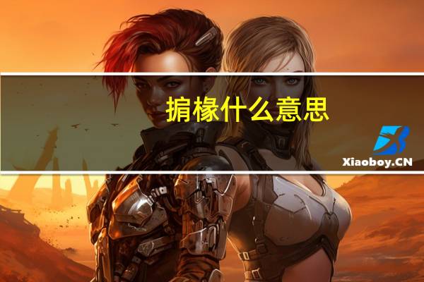 掮椽什么意思