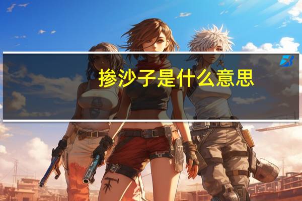 掺沙子是什么意思