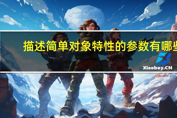 描述简单对象特性的参数有哪些
