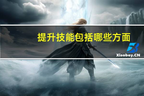 提升技能包括哪些方面