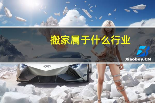 搬家属于什么行业
