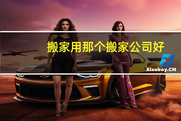 搬家用那个搬家公司好
