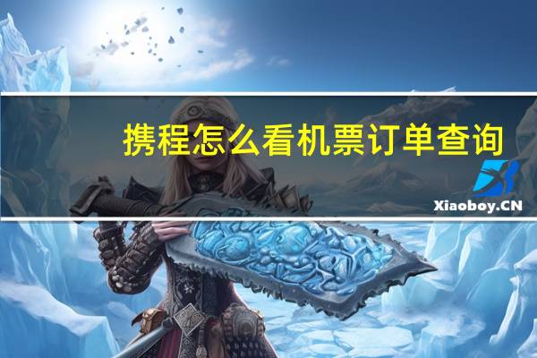 携程怎么看机票订单查询