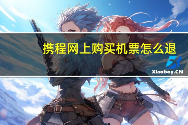 携程网上购买机票怎么退