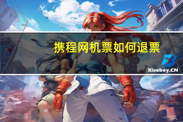 携程网机票如何退票