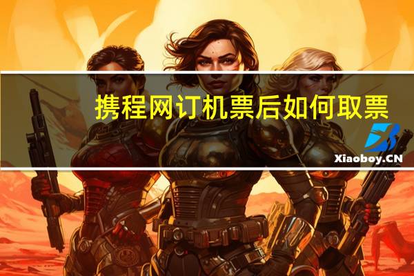 携程网订机票后如何取票