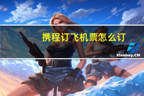 携程订飞机票怎么订