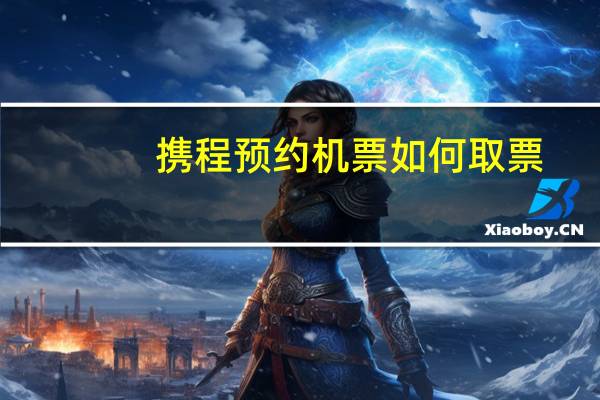 携程预约机票如何取票