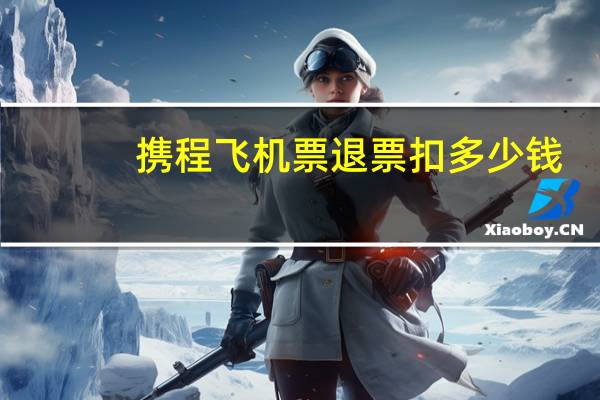 携程飞机票退票扣多少钱