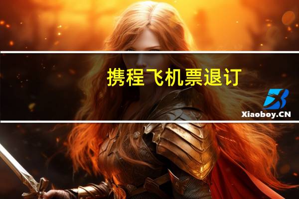 携程飞机票退订