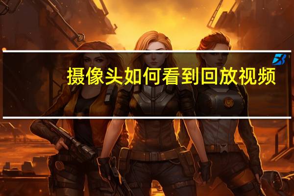摄像头如何看到回放视频