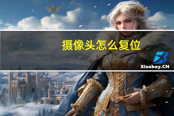 摄像头怎么复位