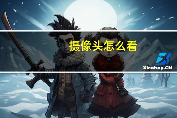 摄像头怎么看