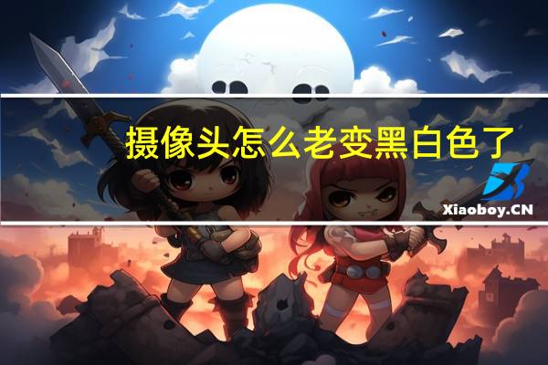 摄像头怎么老变黑白色了