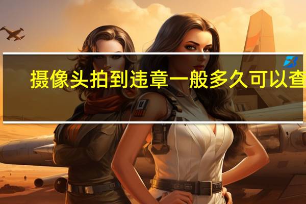 摄像头拍到违章一般多久可以查询