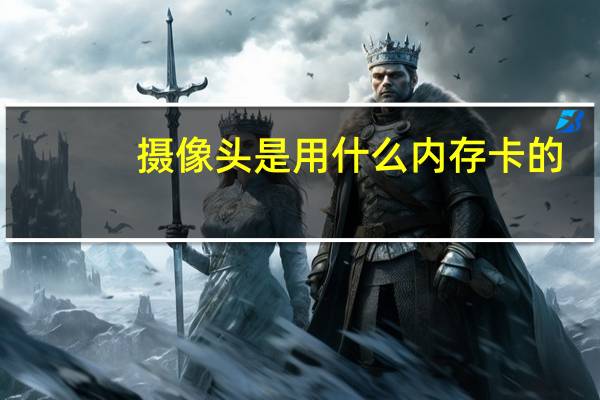 摄像头是用什么内存卡的