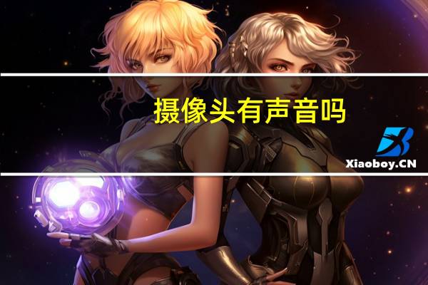 摄像头有声音吗