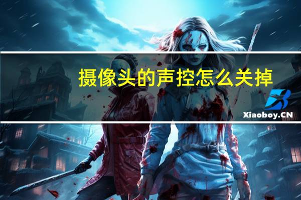 摄像头的声控怎么关掉