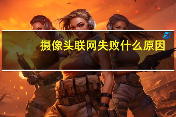 摄像头联网失败什么原因